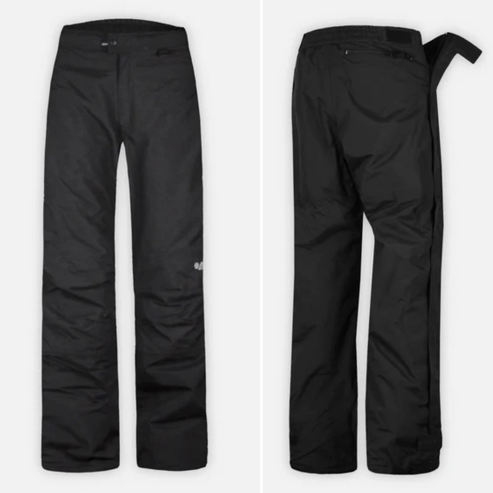 Boulder Gear Men's Pants XXL Kodiak Side Zip Insulated WP Snowboard Ski Black